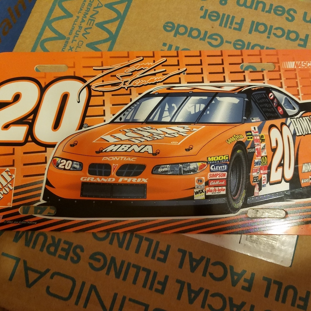 Nascar Tony Stewart  license plate - Picture 3 of 4